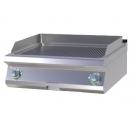 FTRC 708 E | Electric griddle plate with ribbed plate - chromed