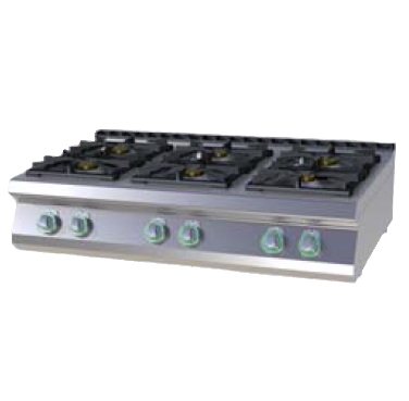 SPS 7012B G | Gas range with 6 burners