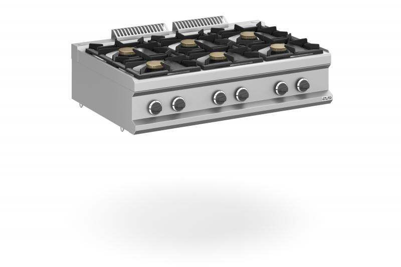 MFB711TXL | Gázüzemű 6 égős tűzhely alapépítmény nélkül