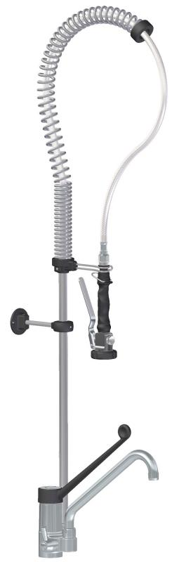 RUB00958032 | Deck mounted pre-rinse unit in industrial design and with folding arm