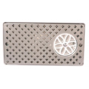 1114x245x22 mm | Drip tray with glass rinser