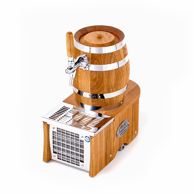 SOUDEK 20 NEW Green Line | Barrel-like single coiled beer cooler (CO2)