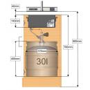 PYGMY Pro Kitchen Green Line | Dry beer cooler