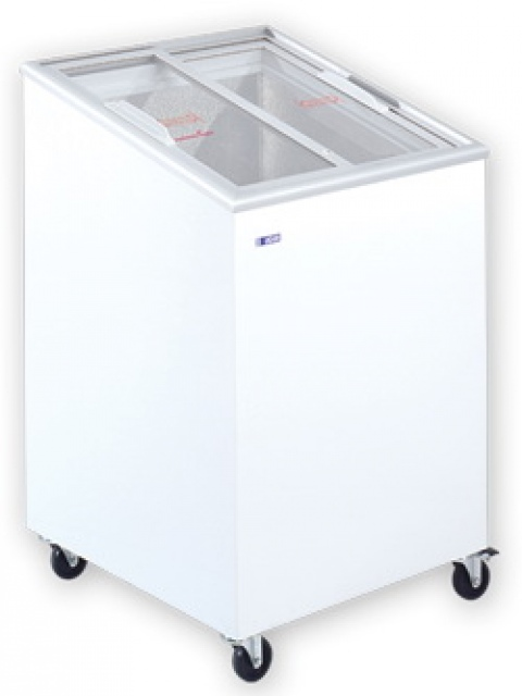 KH-CF100 SCE | Chest freezer with slanting sliding glass door