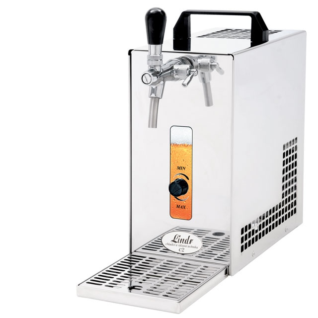 PYGMY 25/K Green Line | Dry contact one coiled beer cooler with built-in air compressor