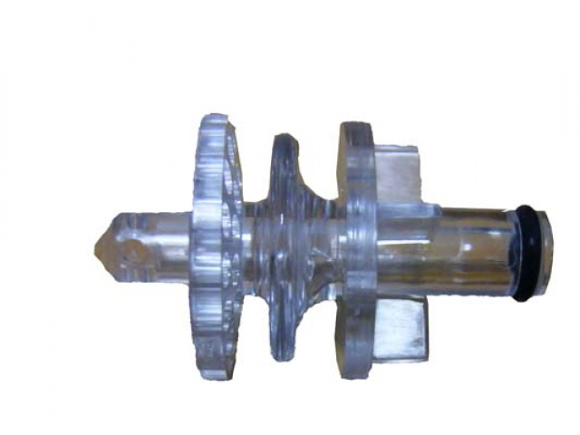 Diffuz szerkezet kifolyócsőben