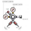 Micro Matic | 4 bar 1 battery 2 unit reductor 