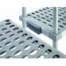 600x500x2000 | Aluminum stands with polyethylene shelf