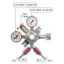 Micro Matic | 7 bar 1 battery 2 unit reductor 