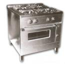 TGV-800 | Gas-electric cooker with 4 burners and 2 grids