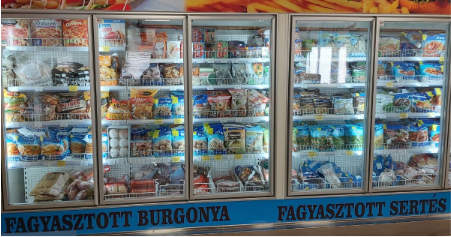 Járható hűtőkamra