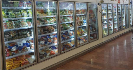 Járható hűtőkamra