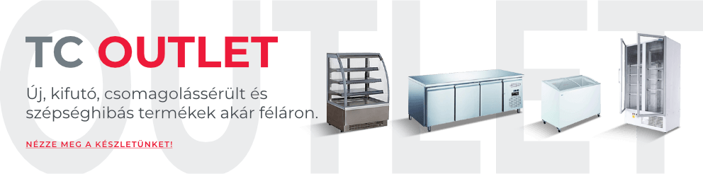 Professzionális hűtéstechnikai berendezésekre vagy konyhatechnológiai eszközök!